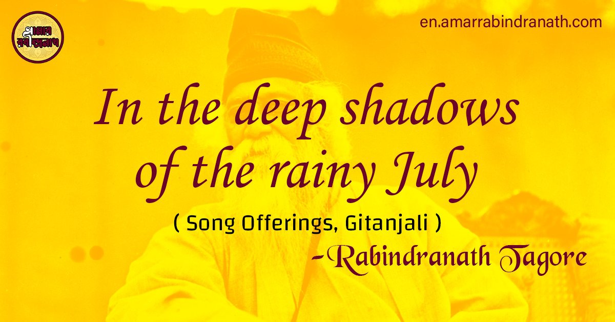 In the deep shadows of the rainy July