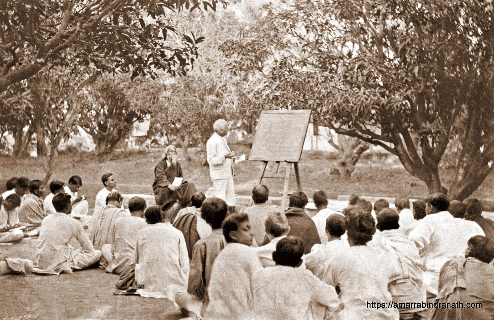Rabindranath Tagore Classroom West Bengal Shantiniketan Rabindranath Tagore Photo Download