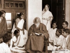 Rabindranath Tagore with Students Rabindranath Tagore with Students