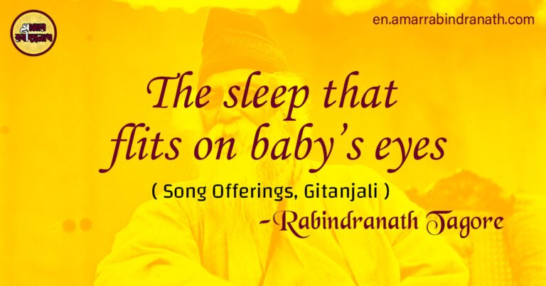 The sleep that flits on baby’s eyes
