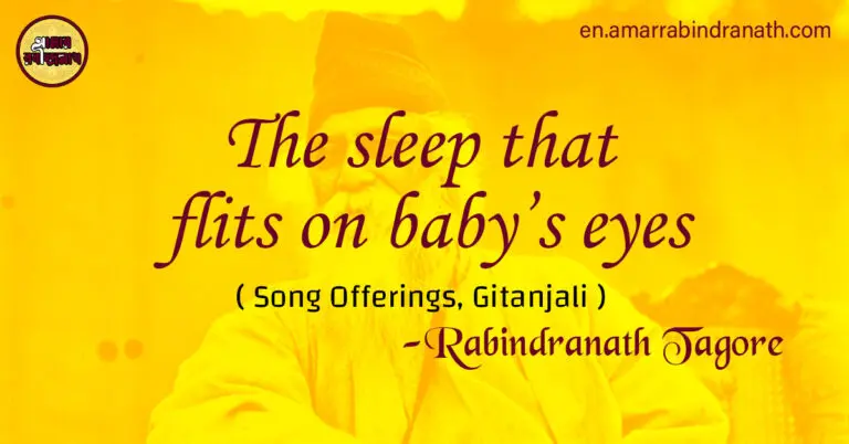 The sleep that flits on baby’s eyes